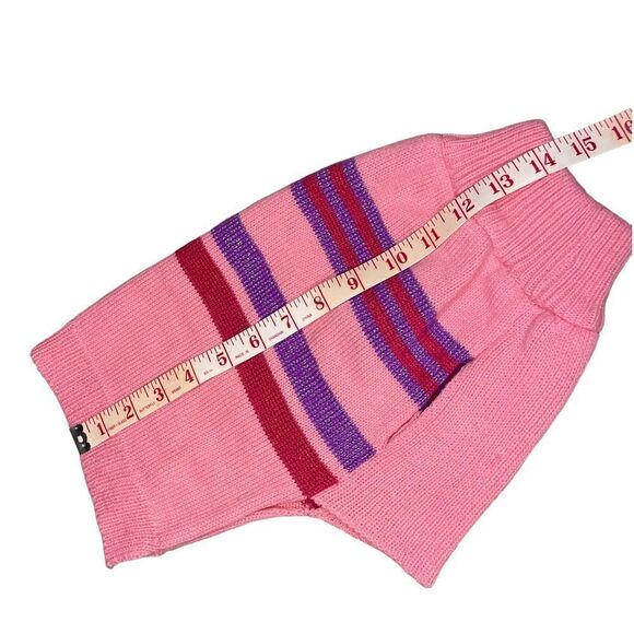 Pink and purple sparkly dog sweater Size Medium - Picture 4 of 6